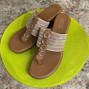 Wedge Sandals Lauren Blakwell Size 9M